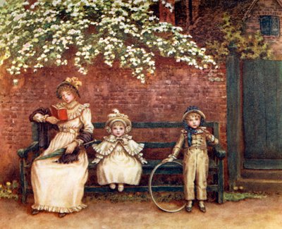 The Garden Seat by Kate Greenaway